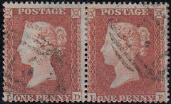 97793 - PL.202 (LD LE)(SG17). Good to fine used 1854 die 1...