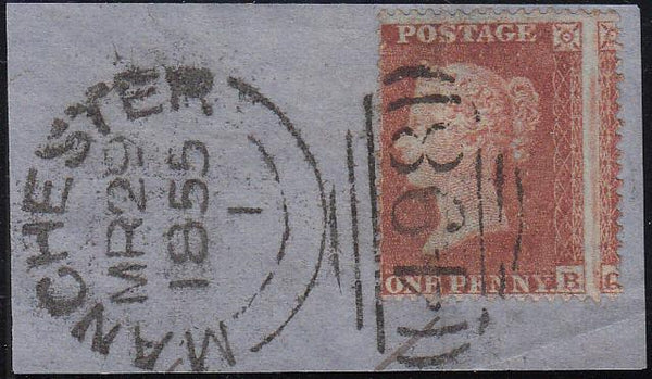 97869 - PL.203 (QB)(SG17). Small piece with good used die ...