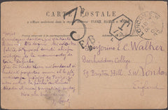 97889 - 1905 UNDERPAID MAIL FRANCE TO LONDON.