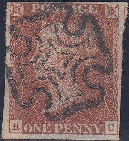 97946 1841 1D PL.15 (SG8)(RC) GOOD USED.