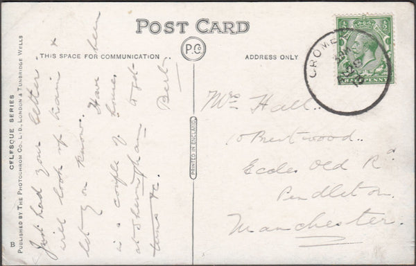 98065 - 1913 NORFOLK/'CROMER' SKELETON DATE STAMP.