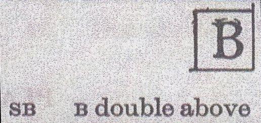 98221 1857 DIE 2 1D PL.37 (SG40)(SB DOUBLE B).