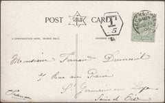 98303 - 1905 UNDERPAID MAIL BIRMINGHAM TO FRANCE.