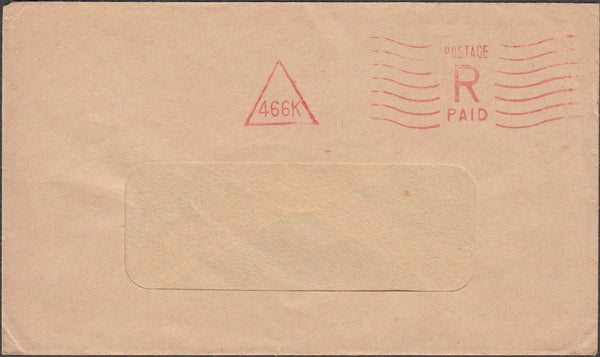 98343 CIRCA 1965 LIVERPOOL TRIANGULAR '466K' INSTRUCTIONAL MARK.