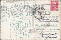 98783 - 1951 RE-DIRECTED MAIL FRANCE - BELGIUM - ENGLAND.