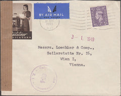 98804 - 1948 ADVERTISING/MAIL LONDON TO VIENNA.