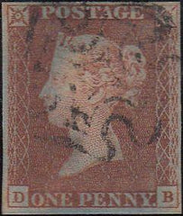 98841 - 1841 PENNY RED PLATE XI (DB) (SG7).