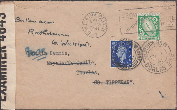 98855 - 1941 COMBINATION EIRE AND KGVI STAMPS.