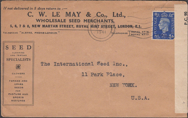 98856 - 1941 ADVERTISING/LONDON.