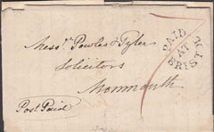 98982 - 1832 "PAID AT BRISTOL".