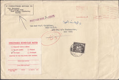 99060 - 1959 UNDELIVERED MAIL CAMBERLEY TO NEW YORK.