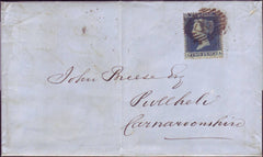 99148 - 2D BLUE PL.4 S.C.16 (IA) (SG19) USED ON COVER.
