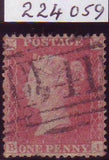 99172 - 1860 DIE 2 PL.64 (BJ) (SG40)/BROKEN PERF PIN VARIETY.