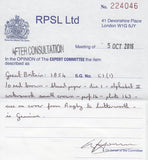 99176 - 1854 DIE 1 1D PL.163 S.C.16 (SG17) (RL) ON COVER.