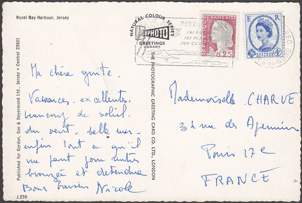 99434 - 1966 4D WILDING USED IN FRANCE.