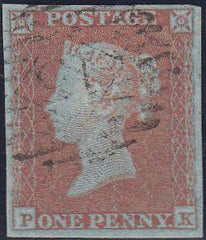 99583 - PL.95 (PK) (SG8a) VERY BLUED PAPER.