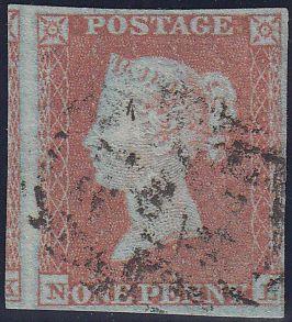 99613 - PL.118 (NL)/VERY BLUED PAPER (SG8a).