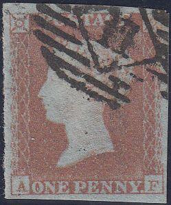 99617 - PL.118 (AF)/VERY BLUED PAPER (SG8a).