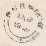 99708 - 1842 NORFOLK/NORWICH 'PREPAID' HAND STAMP (NK211)/ GURNEY'S BANKING